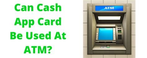 Withdraw Cash From Atm Using Cashapp Card